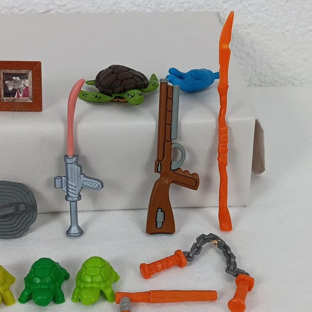 Teenage Mutant Ninja Turtles Weapons Tongue Gun Bat Mini Turtles Harpoon Bat